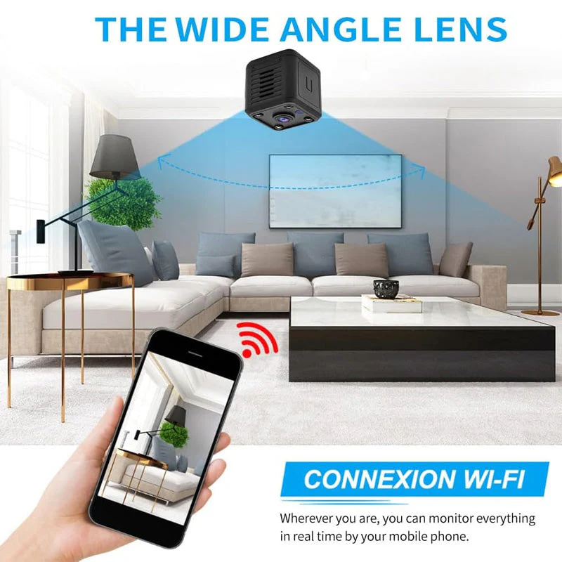 🎉Nieuwjaars Cadeau 50% KORTING!🚨1080P HD Mini Bewakingscamera (Magnetische Montage + Nachtzicht) – Bewegingsdetectie & Wireless: 24/7 Bewakingsveiligheid Zonder Boren! - Image 3