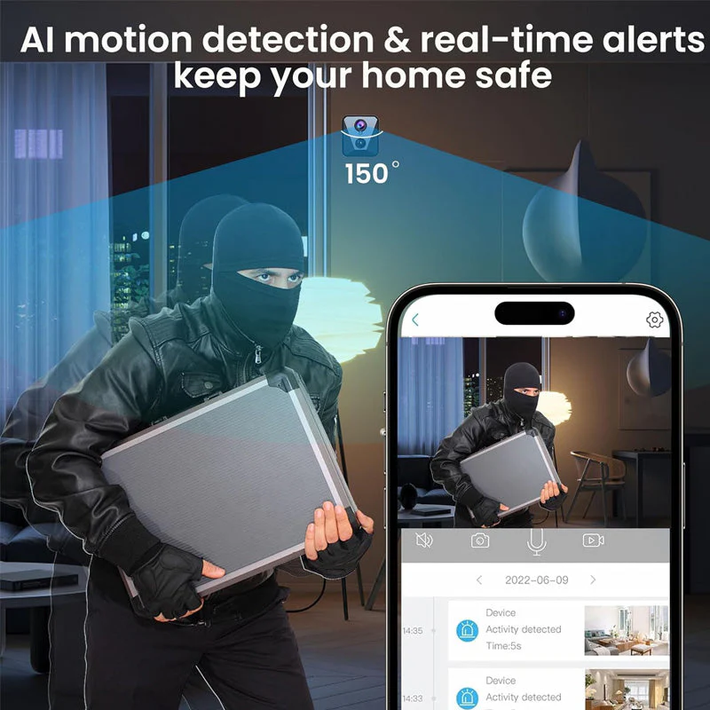 🎉Nieuwjaars Cadeau 50% KORTING!🚨1080P HD Mini Bewakingscamera (Magnetische Montage + Nachtzicht) – Bewegingsdetectie & Wireless: 24/7 Bewakingsveiligheid Zonder Boren! - Image 6