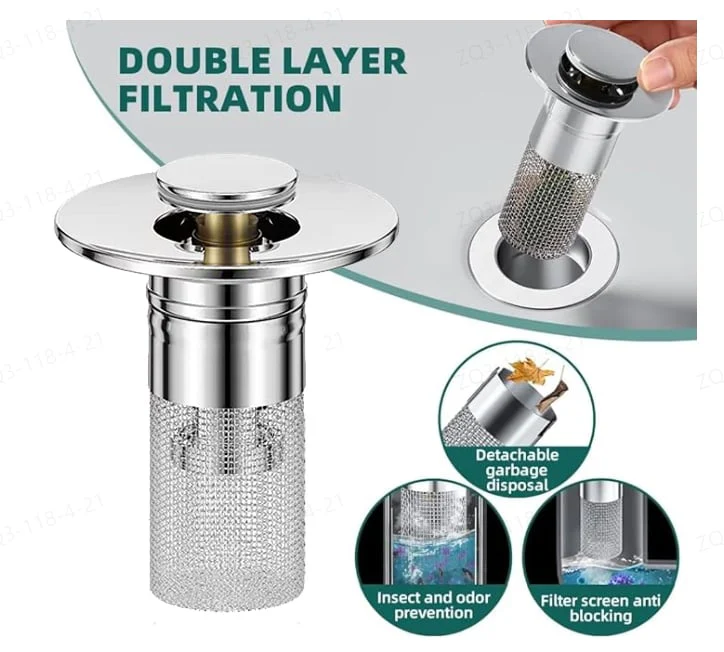 RVS Vloerafvoerfilter