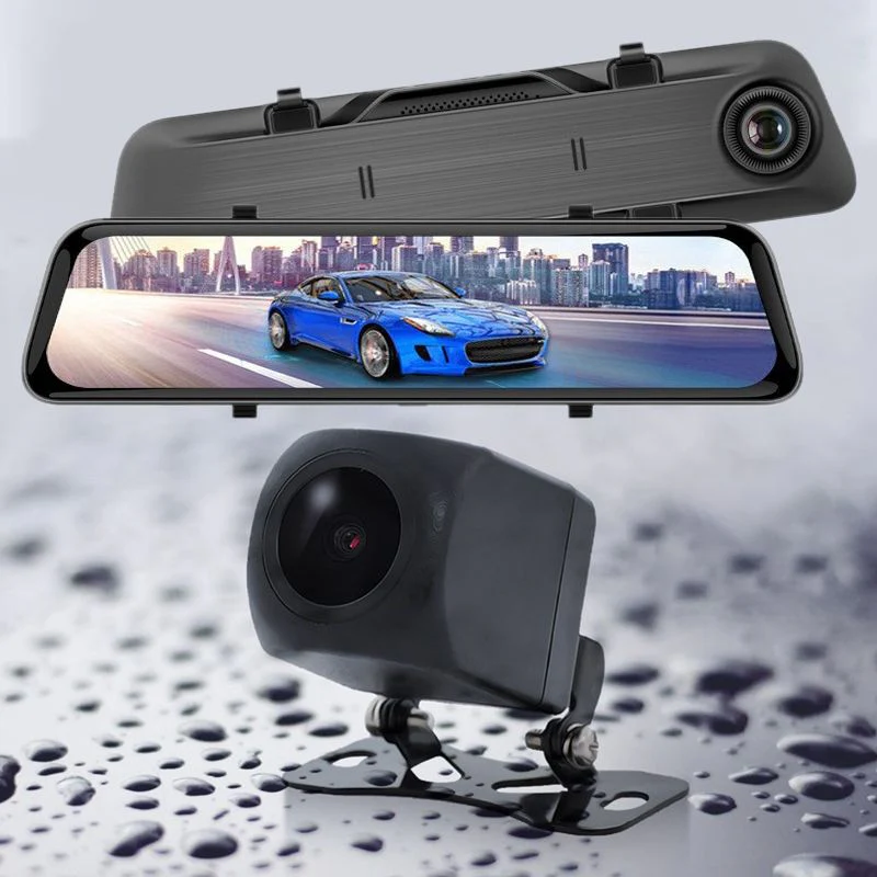 🎉Nieuwjaars Cadeau 50% KORTING!✨4K Spiegel Dashcam (Voor+Achter):Touchscreen + GPS & Spraakbesturing – 24/7 Veiligheid Op De Weg! - Image 6