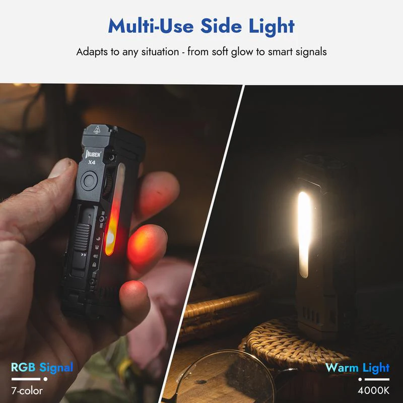 🌞Fris De Lente In Met 50% Korting!🔦180° Draaibare LED Werklamp | Dubbele Lichtbronnen & Magnetische Basis | Compact EDC Zaklamp - Image 7