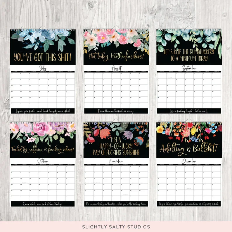 📅😂 2024 Vrouwen Humor Kalender – Grappige Quotes, Handgemaakt & Perfect voor Scheldvrouwen (Leuk Cadeau!) - Image 3