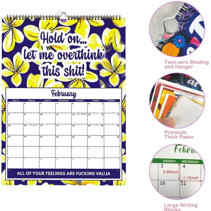 🖤Black Friday topper!✨ 2026 Scheldwoordenkalender voor Geestelijke Gezondheid – One Day At A Fucking Time, Humoristisch & Resoneerend (Perfect voor Vrouwen die met Angst, Depressie Struggle en van Humor Houden!) - Image 6