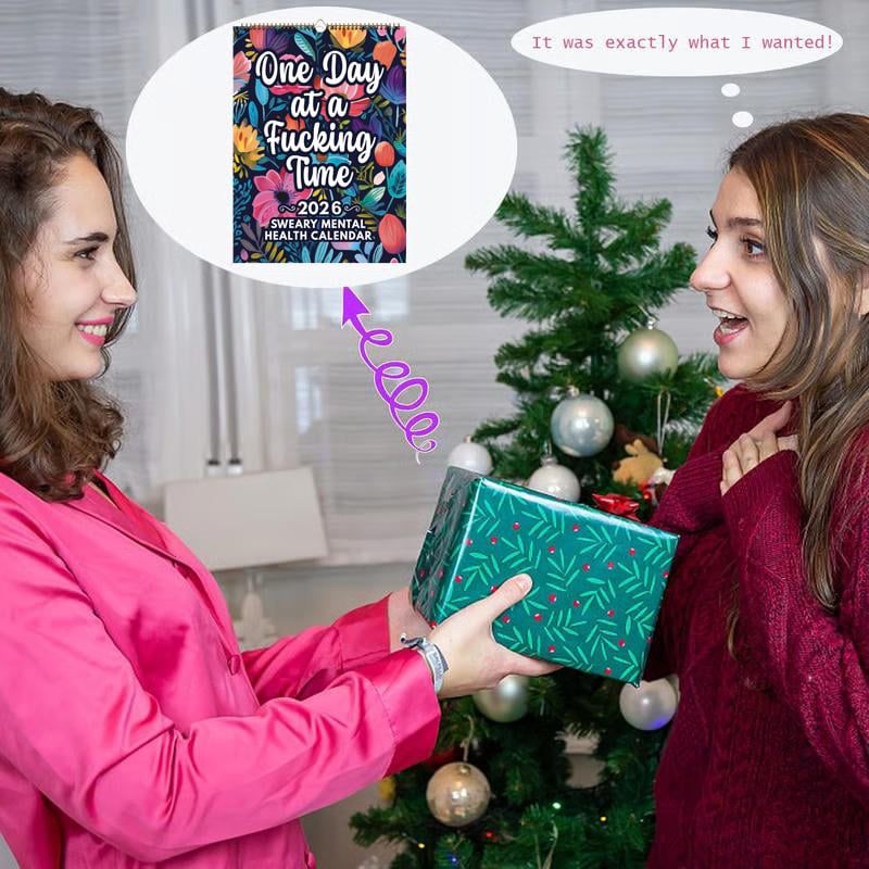 🖤Black Friday topper!✨ 2026 Scheldwoordenkalender voor Geestelijke Gezondheid – One Day At A Fucking Time, Humoristisch & Resoneerend (Perfect voor Vrouwen die met Angst, Depressie Struggle en van Humor Houden!) - Image 9