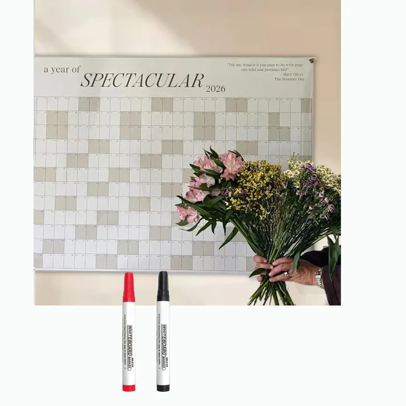 🎉Nieuwjaars Cadeau 50% KORTING!🗓️2026 Grote Wandkalender (Droog Uitwisbaar) – Heel Jaar Overzicht + Elegant Minimalistisch: Perfect Voor Planning! - Image 11