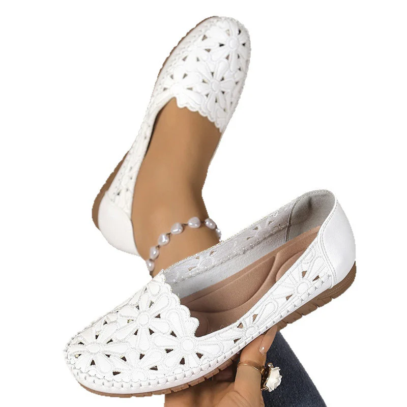 🎉Nieuwjaars Cadeau 50% KORTING!✨ Orthopedische Damesloafers Met Open Leerwerk – Comfort & Stijl Voor Pijnvrije Voeten! - Image 11