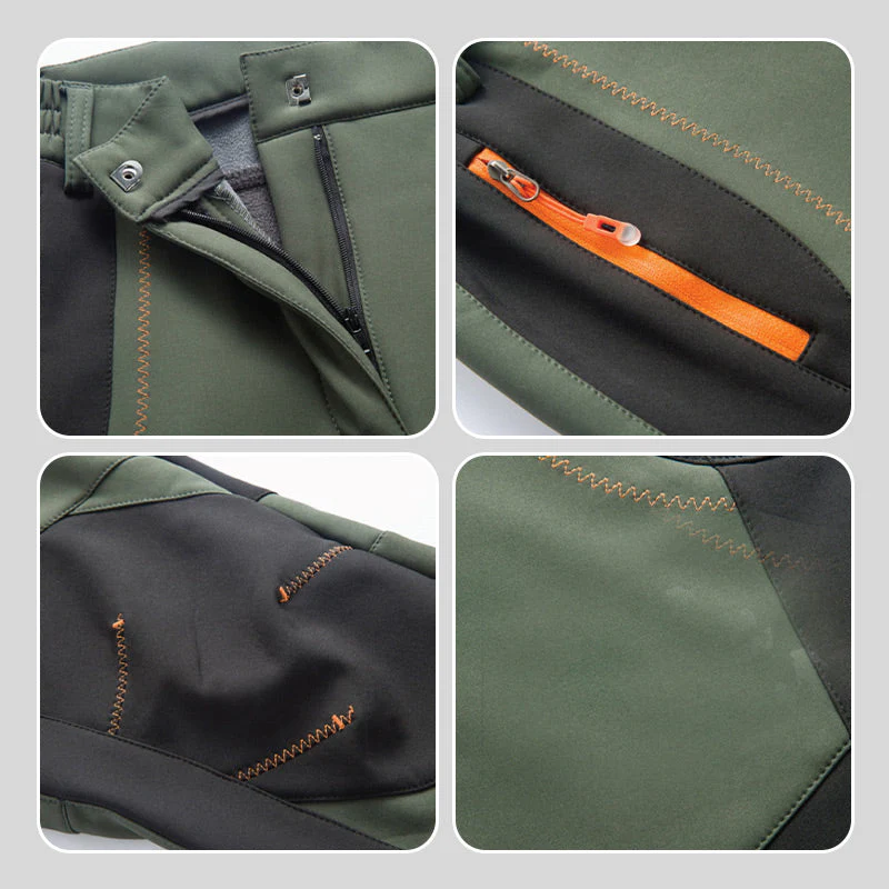 🥾 Winddichte Waterdichte Warme Wandelbroek – Elastische Taille, Driemensionale Snit & Multifunctionele Zakken - Image 5