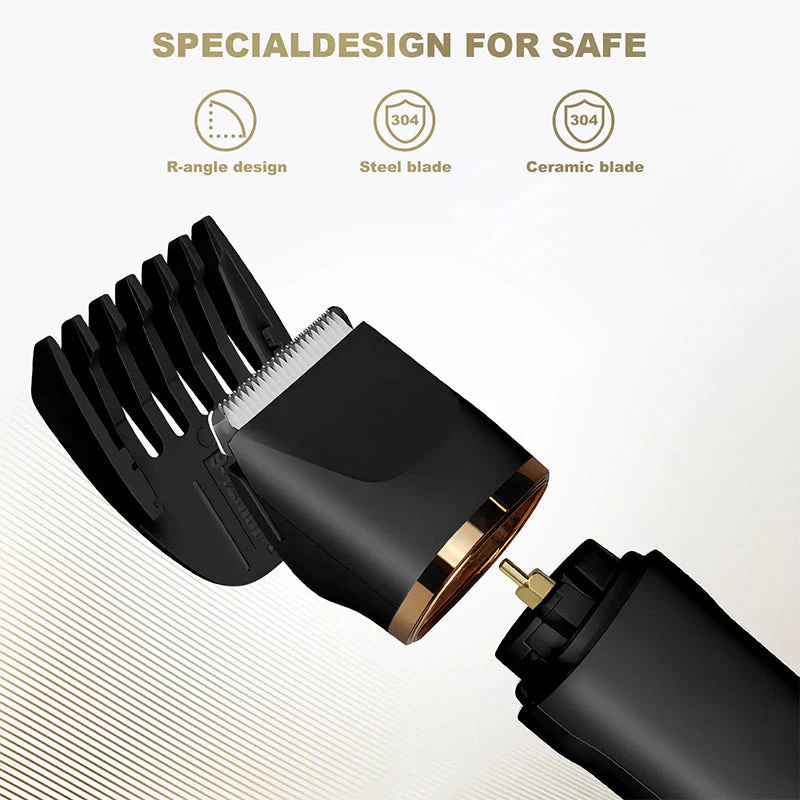 🎉Nieuwjaars Cadeau 50% KORTING!⚡3-in-1 Draadloze Lichaamstrimmer Voor Mannen - Keramische Mesjes (Veilig Voor Gevoelige Huid): Perfect Voor Dagelijks Grooming! - Image 2