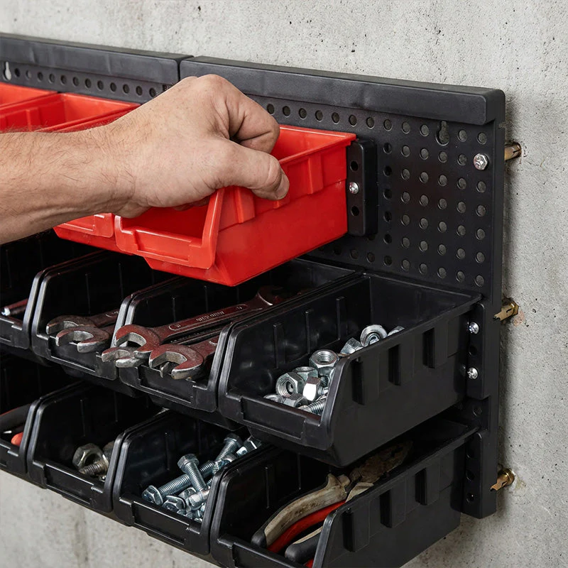 🌞Fris De Lente In Met 50% Korting!🧰30-Vakken Wandgemonteerde Opbergorganizer – Flexibel & Duurzaam voor een Nette Werkplaats - Image 4