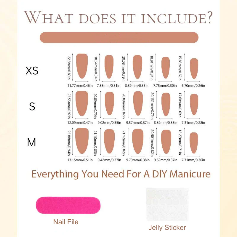 💅✨ 30 Stuks Handgemaakte Amandelvormige Kunstnagels – Elegant 3D-Ontwerp, Moeiteloos Aanbrengen & Duurzaam Herbruikbaar (Salon Manicure Thuis!) - Image 8