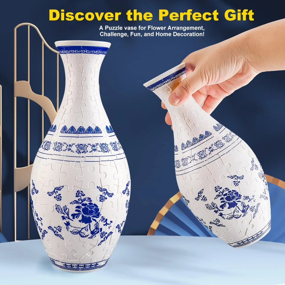 🎄Kerstmis Promotie-30% UIT🎄 3D kunst puzzel vaas - Image 3