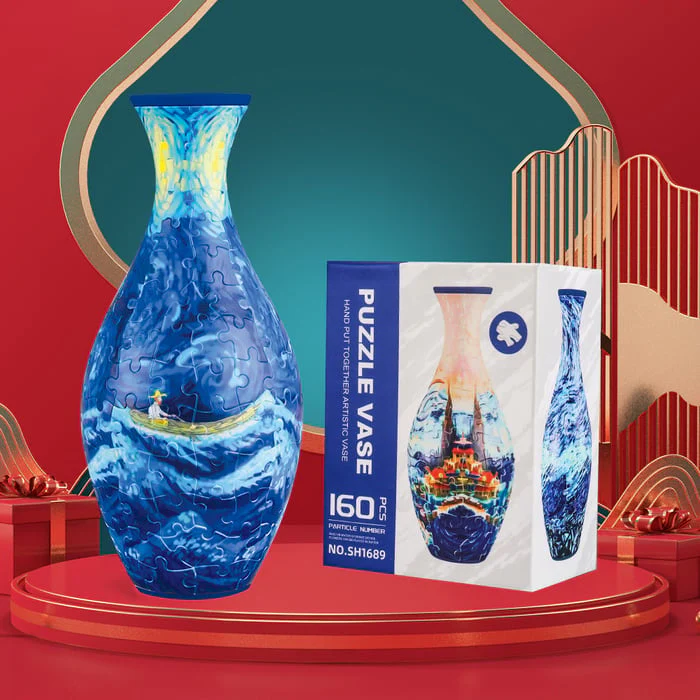 🎄Kerstmis Promotie-30% UIT🎄 3D kunst puzzel vaas - Image 8
