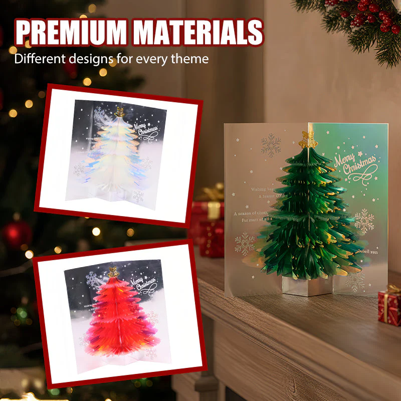 ✨ 3D Pop-Up Kerstkaart Met Envelop – Prachtig Kerstboom Ontwerp, Hoogwaardig & Uniek (Verras Dierbaren Met Een Feestelijke Veurpijl!) - Image 4