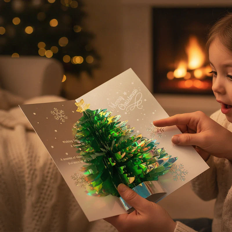 ✨ 3D Pop-Up Kerstkaart Met Envelop – Prachtig Kerstboom Ontwerp, Hoogwaardig & Uniek (Verras Dierbaren Met Een Feestelijke Veurpijl!) - Image 5