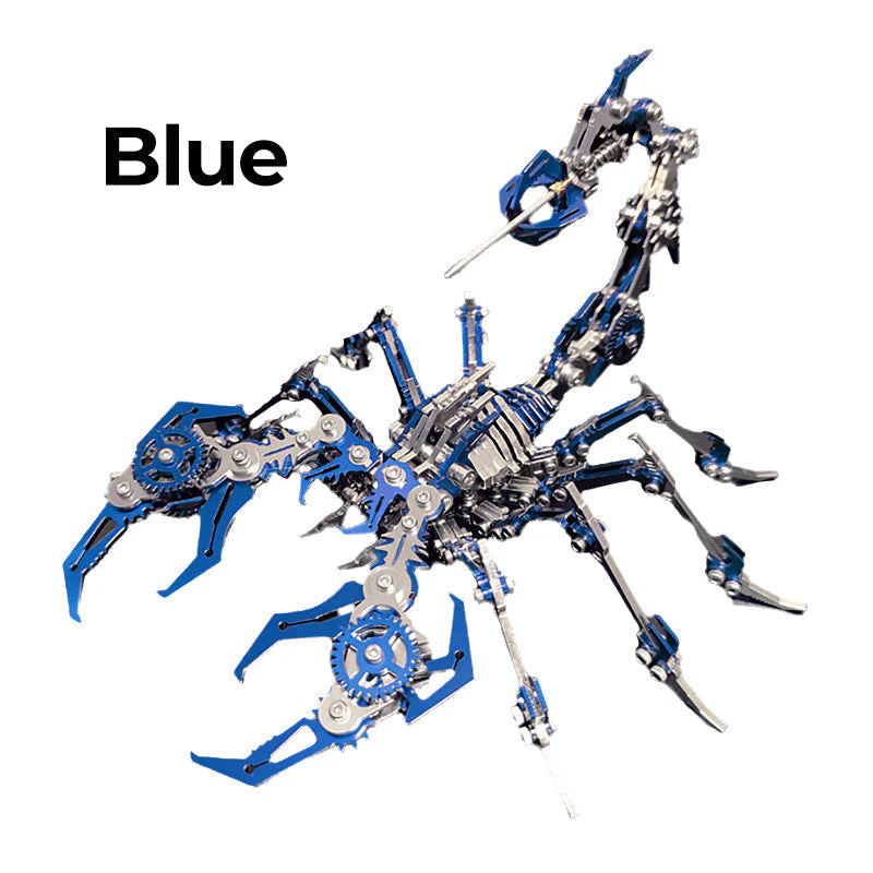 🎄Kerstdeal ALTIJD 50% KORTING!✨ 3D Schorpioen Metaal Puzzel Kit – Mechanisch Assemblagemodel (Zonder Lijm/Batterij) voor Volwassenen & Tieners! - Image 11