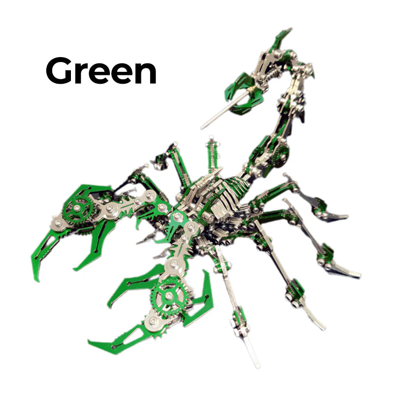 🎄Kerstdeal ALTIJD 50% KORTING!✨ 3D Schorpioen Metaal Puzzel Kit – Mechanisch Assemblagemodel (Zonder Lijm/Batterij) voor Volwassenen & Tieners! - Image 13