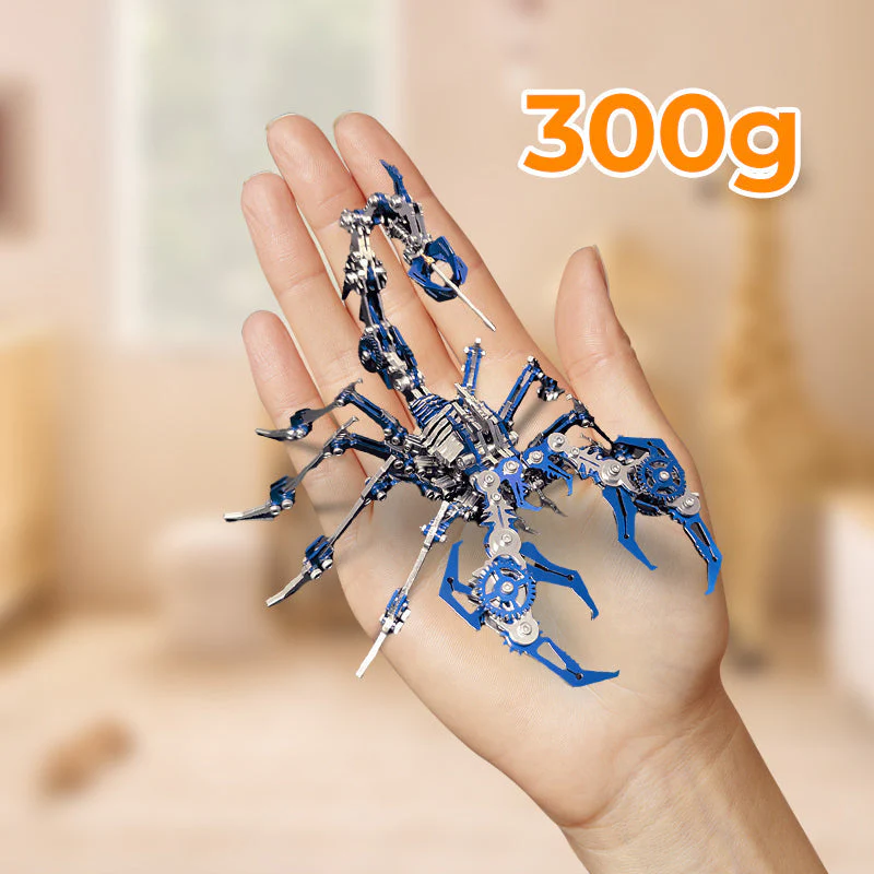 🎄Kerstdeal ALTIJD 50% KORTING!✨ 3D Schorpioen Metaal Puzzel Kit – Mechanisch Assemblagemodel (Zonder Lijm/Batterij) voor Volwassenen & Tieners! - Image 3