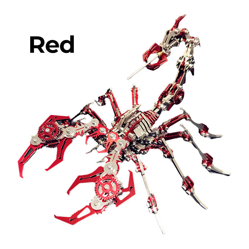 🎄Kerstdeal ALTIJD 50% KORTING!✨ 3D Schorpioen Metaal Puzzel Kit – Mechanisch Assemblagemodel (Zonder Lijm/Batterij) voor Volwassenen & Tieners! - Image 9