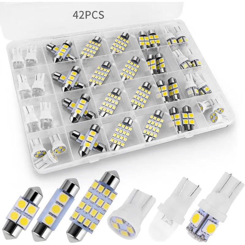 🌞Fris De Lente In Met 50% Korting!💡42-delige Superheldere LED Auto Interieurverlichting Kit – Plug & Play Upgrade voor Jouw Auto ✨