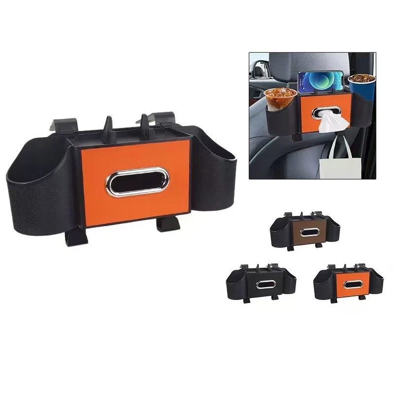 🎉Nieuwjaars Cadeau 50% KORTING!🚗4-in-1 Auto-Organizer voor Achterkant van Stoel – Hou Je Auto Netjes & Reis Comfortabel!