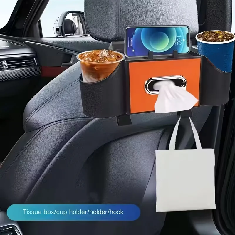 🎉Nieuwjaars Cadeau 50% KORTING!🚗4-in-1 Auto-Organizer voor Achterkant van Stoel – Hou Je Auto Netjes & Reis Comfortabel! - Image 2