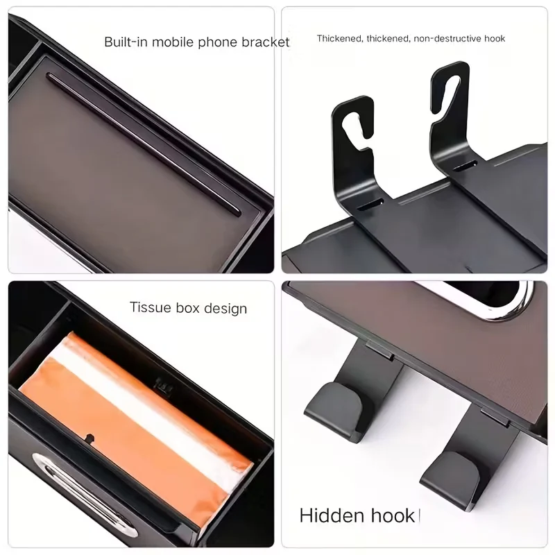 🎉Nieuwjaars Cadeau 50% KORTING!🚗4-in-1 Auto-Organizer voor Achterkant van Stoel – Hou Je Auto Netjes & Reis Comfortabel! - Image 4