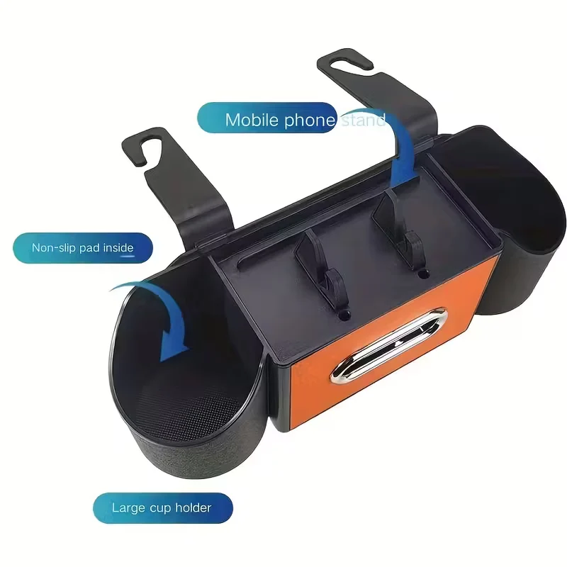 🎉Nieuwjaars Cadeau 50% KORTING!🚗4-in-1 Auto-Organizer voor Achterkant van Stoel – Hou Je Auto Netjes & Reis Comfortabel! - Image 5