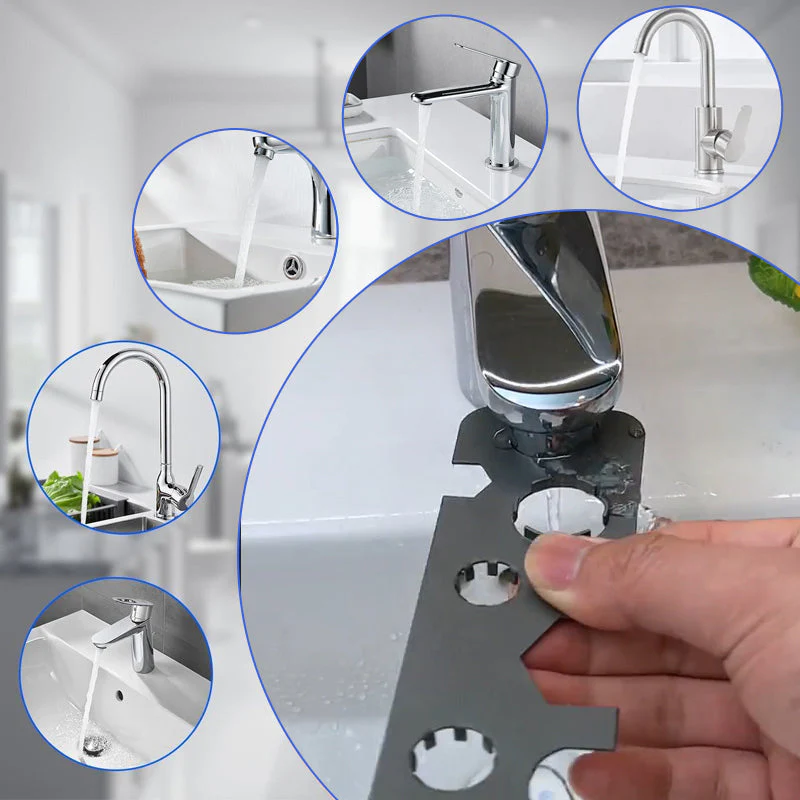 🔧🚰 9-in-1 Multifunctionele Kraanbeluchter Sleutel – RVS Materiaal, Universele Compatibiliteit & Tijdbesparend (Kraan Reparatie Must-Have!) - Image 2