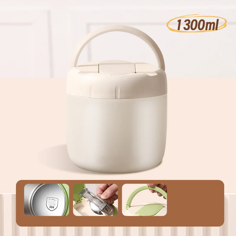 🎉Nieuwjaars Cadeau 50% KORTING!🍱1,5L Vacuümgeïsoleerde Lunchbox (Roestvrij Staal): 12 Uur Warmhouden + Lekvrij & Laagjesontwerp – Perfect Voor Onderweg! - Image 12