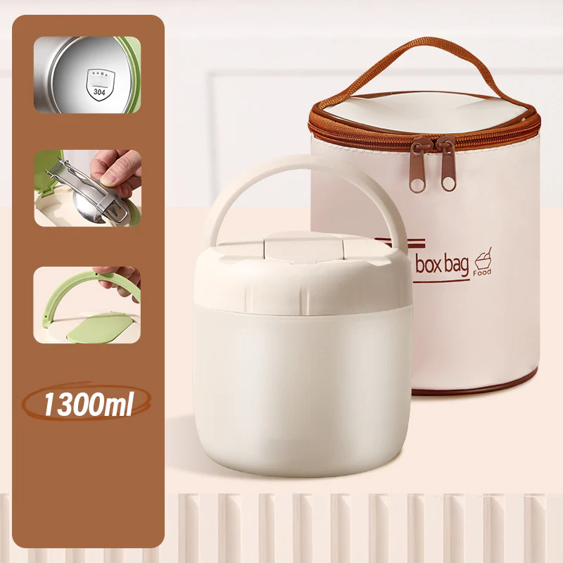 🎉Nieuwjaars Cadeau 50% KORTING!🍱1,5L Vacuümgeïsoleerde Lunchbox (Roestvrij Staal): 12 Uur Warmhouden + Lekvrij & Laagjesontwerp – Perfect Voor Onderweg! - Image 14