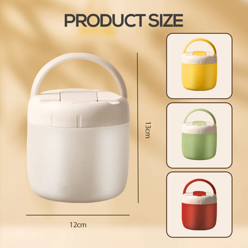 🎉Nieuwjaars Cadeau 50% KORTING!🍱1,5L Vacuümgeïsoleerde Lunchbox (Roestvrij Staal): 12 Uur Warmhouden + Lekvrij & Laagjesontwerp – Perfect Voor Onderweg! - Image 7