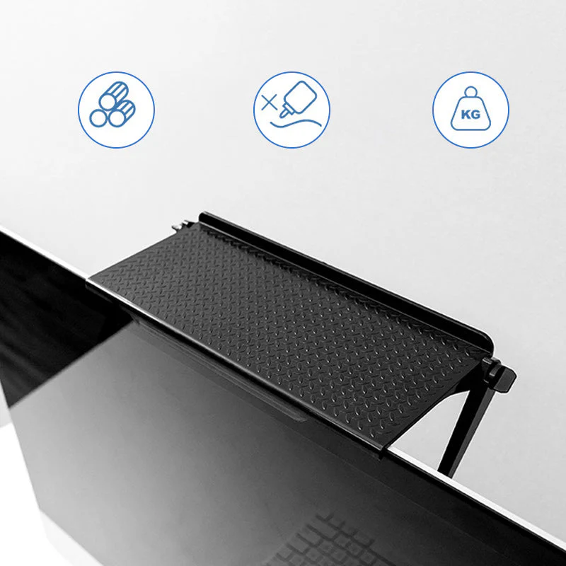 🖤Black Friday topper!📺🛠️ Verstelbare TV-Bovenplank Zonder Boren – Sturdy, Multifunctioneel & Universeel Pasvorm (Snel Organiseren Thuis!) - Image 3