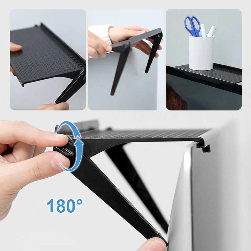 🖤Black Friday topper!📺🛠️ Verstelbare TV-Bovenplank Zonder Boren – Sturdy, Multifunctioneel & Universeel Pasvorm (Snel Organiseren Thuis!) - Image 5