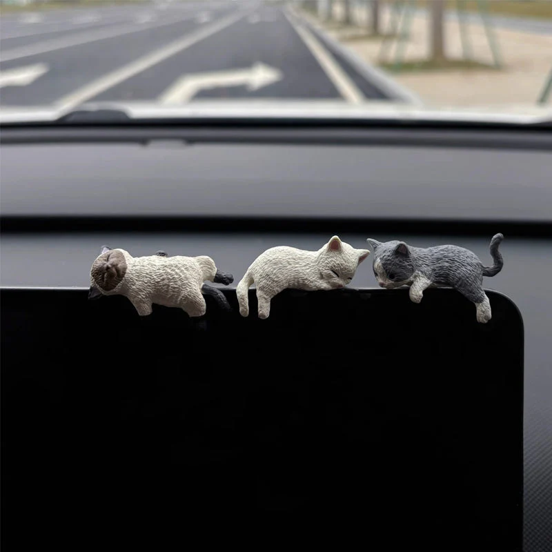 🎉Nieuwjaars Cadeau 50% KORTING!🐱Schattige Mini Katten Versiering: Perfect Voor Auto, Huis & Kantoor – Speelse Charm Overal Waar Je Bent! - Image 10