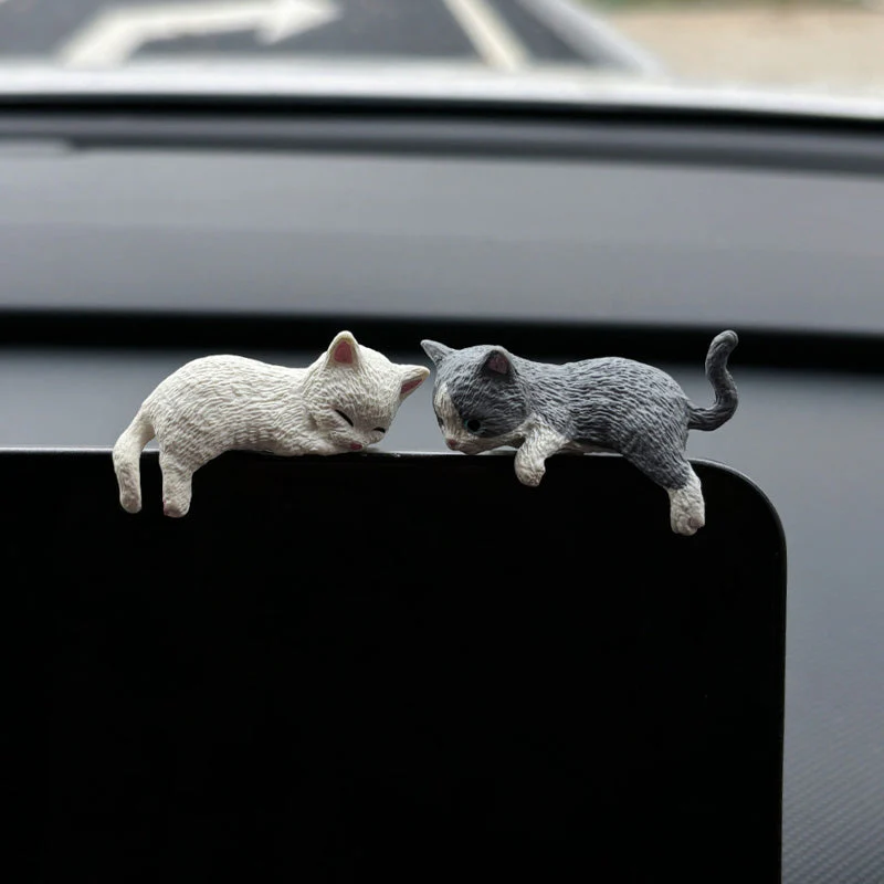 🎉Nieuwjaars Cadeau 50% KORTING!🐱Schattige Mini Katten Versiering: Perfect Voor Auto, Huis & Kantoor – Speelse Charm Overal Waar Je Bent! - Image 11