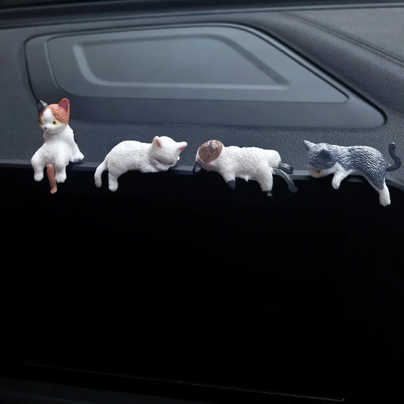 🎉Nieuwjaars Cadeau 50% KORTING!🐱Schattige Mini Katten Versiering: Perfect Voor Auto, Huis & Kantoor – Speelse Charm Overal Waar Je Bent! - Image 3