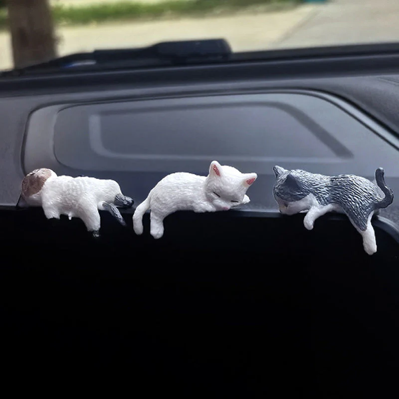 🎉Nieuwjaars Cadeau 50% KORTING!🐱Schattige Mini Katten Versiering: Perfect Voor Auto, Huis & Kantoor – Speelse Charm Overal Waar Je Bent! - Image 4