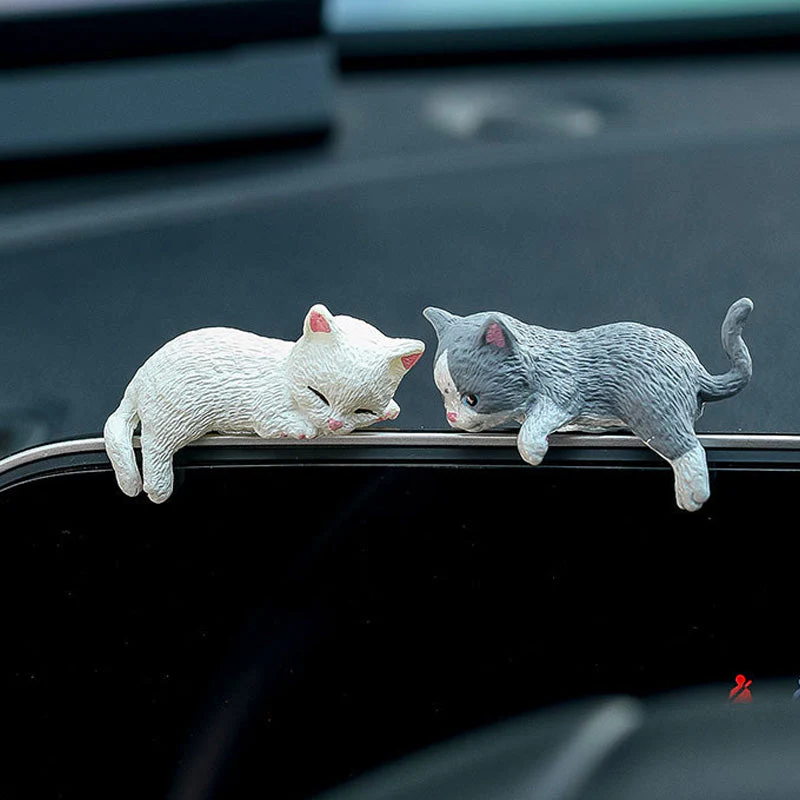 🎉Nieuwjaars Cadeau 50% KORTING!🐱Schattige Mini Katten Versiering: Perfect Voor Auto, Huis & Kantoor – Speelse Charm Overal Waar Je Bent! - Image 6