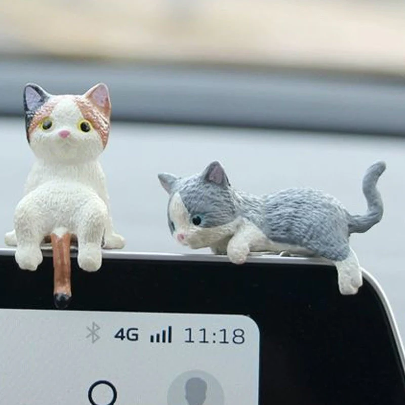 🎉Nieuwjaars Cadeau 50% KORTING!🐱Schattige Mini Katten Versiering: Perfect Voor Auto, Huis & Kantoor – Speelse Charm Overal Waar Je Bent! - Image 7