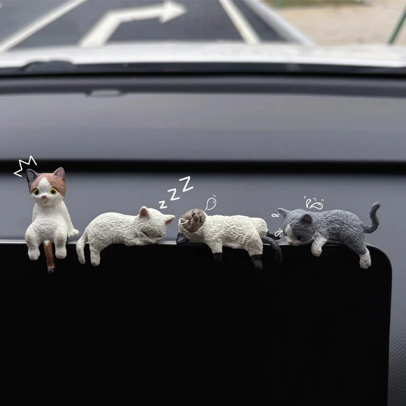 🎉Nieuwjaars Cadeau 50% KORTING!🐱Schattige Mini Katten Versiering: Perfect Voor Auto, Huis & Kantoor – Speelse Charm Overal Waar Je Bent! - Image 9
