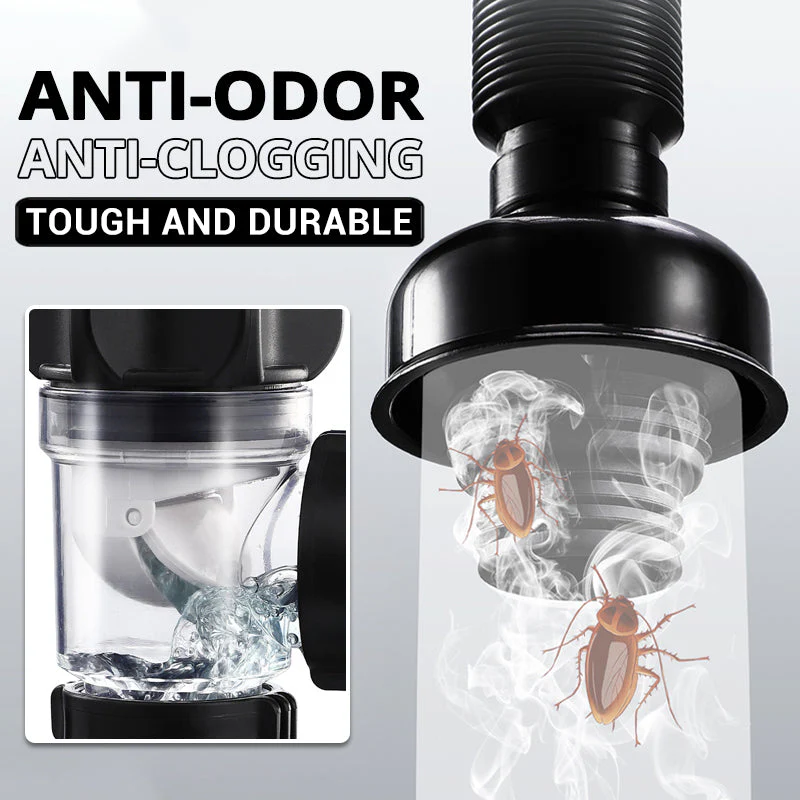 💘Valentijnsaanbieding: 50% Korting!🚰Uitschuifbare Geurwerende Afvoerbuis – Anti-Verstopt, Anti-Geur & Eenvoudig te Installeren! - Image 3