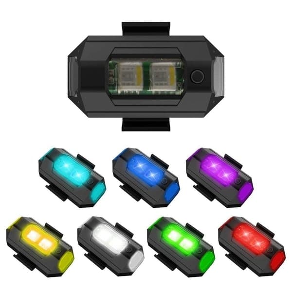 🎅 Exclusief Sinterklaasvoordeel!50% KORTING✨ LED Stroboscooplicht voor Motorfietsen (7 Kleuren) – Veiligheid Waarschuwing & Multi-Scenario – USB Oplaadbaar & Compact! - Image 10