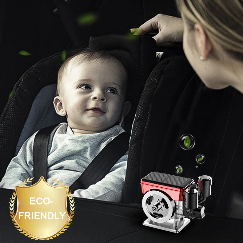 🖤Black Friday topper!50% korting ✨ Zonne-energie Auto Draaiende Aromatherapie Diffuser – Metaal Behuizing, Duurzame Geur & Creatief Cadeau! - Image 8
