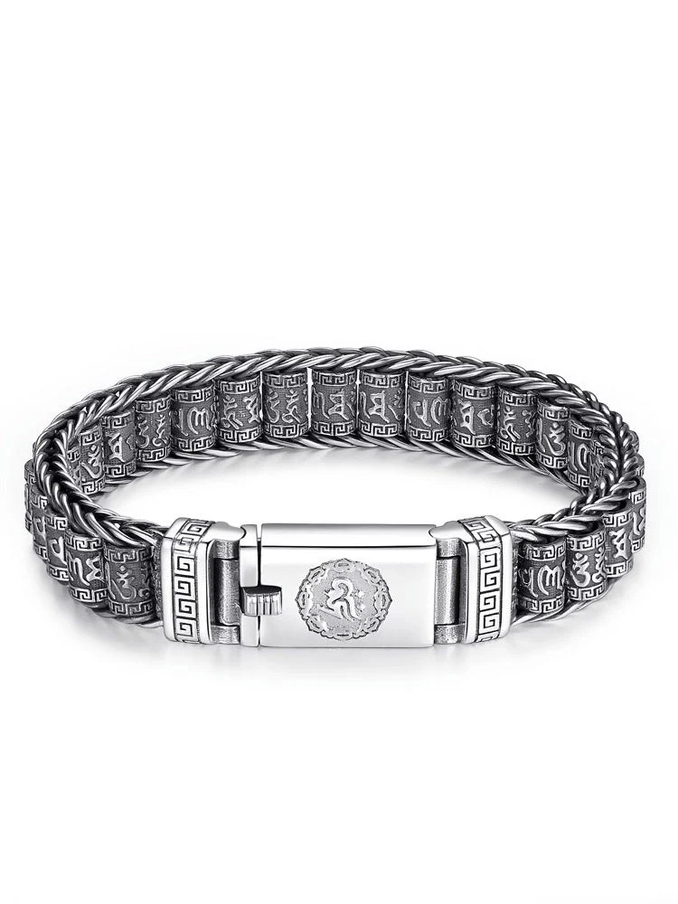 💎 60% KORTING! 💎 Tibetaans gebedswielarmband – 925 sterling zilver, gelukshanger & Valentijnsdagcadeau - Image 6