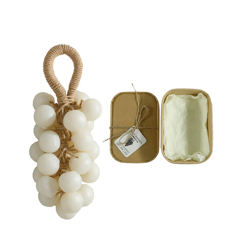 🧴🍇 Ambachtelijke Parel Druiventroszeep – Uniek Druivenbesontwerp, Plantaardige Formule & Parelmooie Afwerking(Decoratief & Effectief Reinigend!) - Image 12