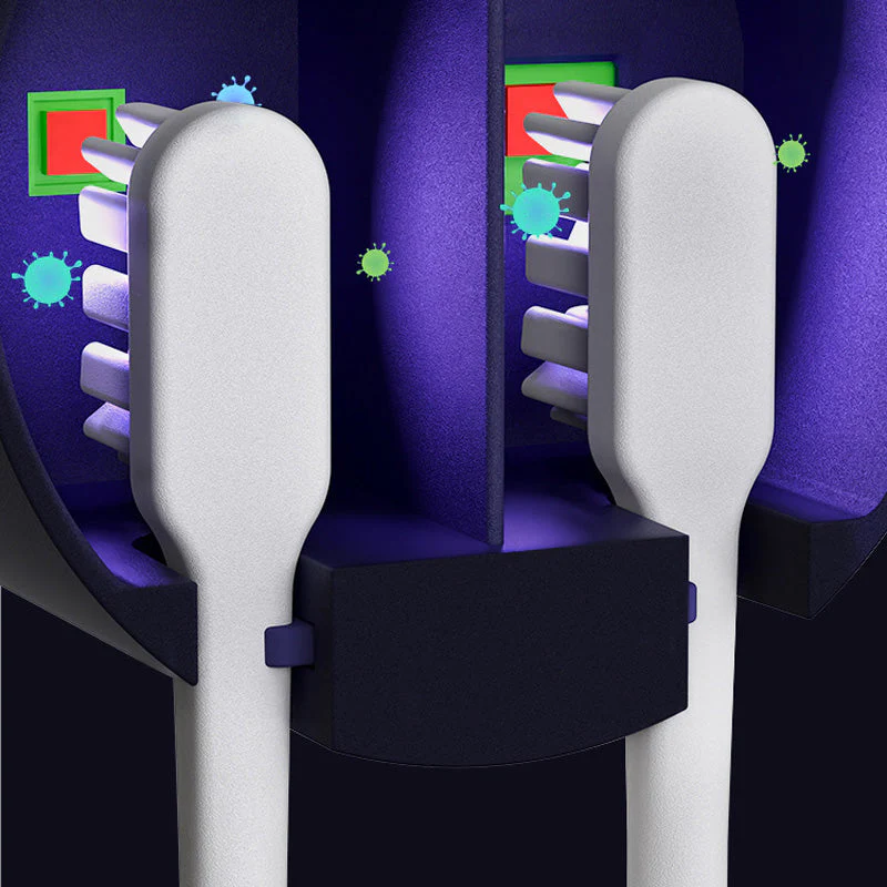 🎉Nieuwjaars Cadeau 50% KORTING!🪥Automatische Tandenborstel Sterilisator (UV + Droging): Intelligente Detectie & Dubbele Compartimenten – Hygiënisch & Ruimtebesparend! - Image 3