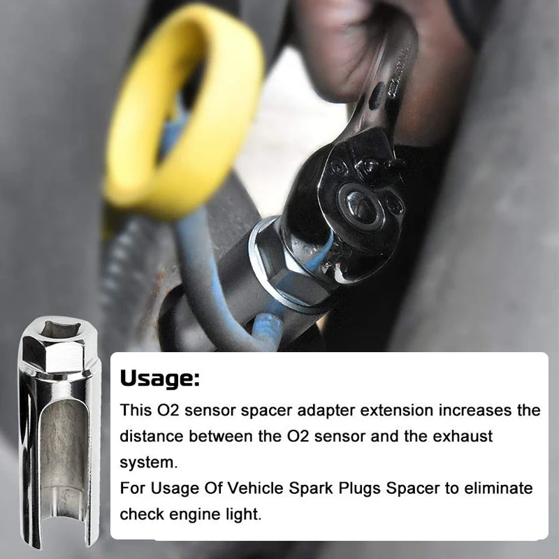 🎉Nieuwjaars Cadeau 50% KORTING!🔧5-delige Auto O2-Sensor Gereedschapsset (Offsetdopsleutel + Draadreiniger) – CR-V Staal & Compacte Koffer: Efficiënt Onderhoud Emissiecontroles! - Image 6