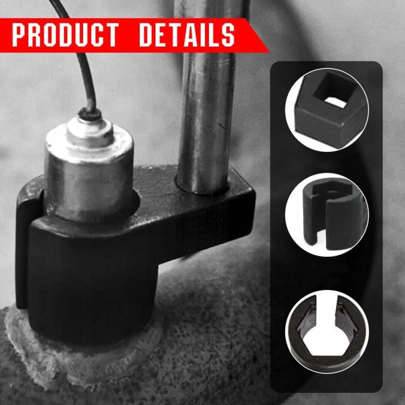 🎉Nieuwjaars Cadeau 50% KORTING!🔧5-delige Auto O2-Sensor Gereedschapsset (Offsetdopsleutel + Draadreiniger) – CR-V Staal & Compacte Koffer: Efficiënt Onderhoud Emissiecontroles! - Image 9