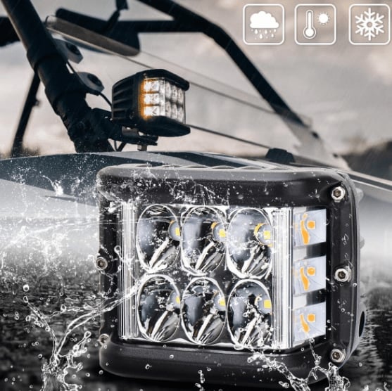 💘Valentijnsaanbieding: 50% Korting! ✨ Auto Dubbele Zijkant LED Waarschuwingslichten – Tweekleurig, Superfel & Veilig (Universeel Voor Auto’s, Vrachtwagens, Motorfietsen & Meer!) - Image 4