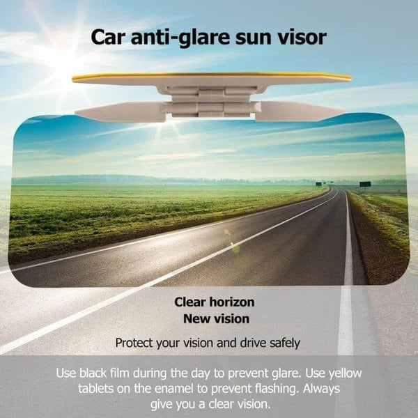 🎉Nieuwjaars Cadeau 50% KORTING!🚗Anti-Glare Autovizier Verlenger (Dag & Nacht) - Verminder Schittering & Verhoog Rijveiligheid (Perfect Voor Sneeuw/Mist!) - Image 6